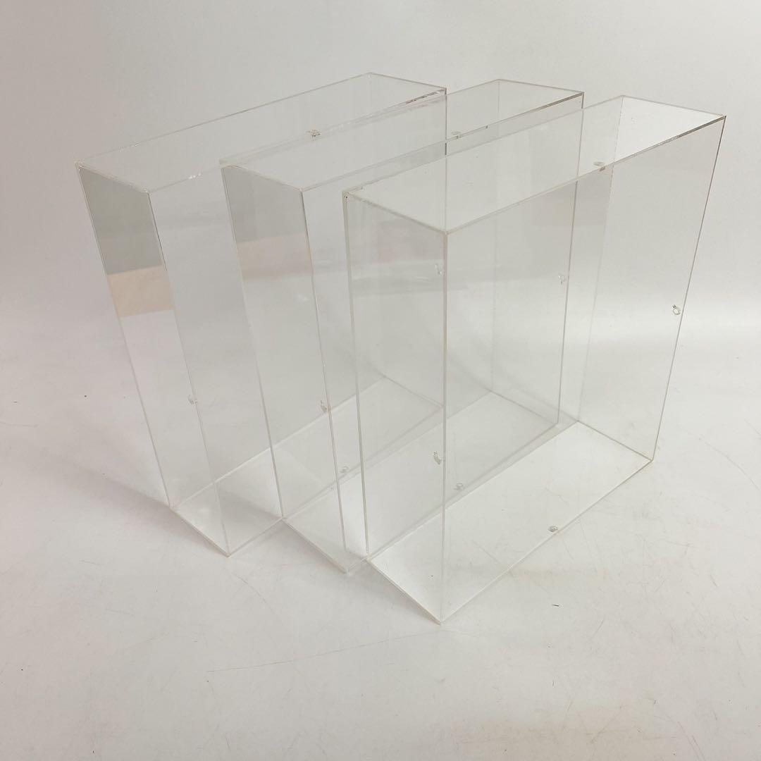 油彩 キャンバス 立体額 アクリルケース アクリルボックス　3個セット ボックス