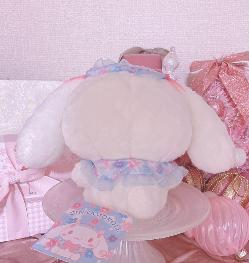 激レア♡希少♡サンリオ♡シナモロール♡ぬいぐるみ♡LIZLISA♡リボン♡ピンク