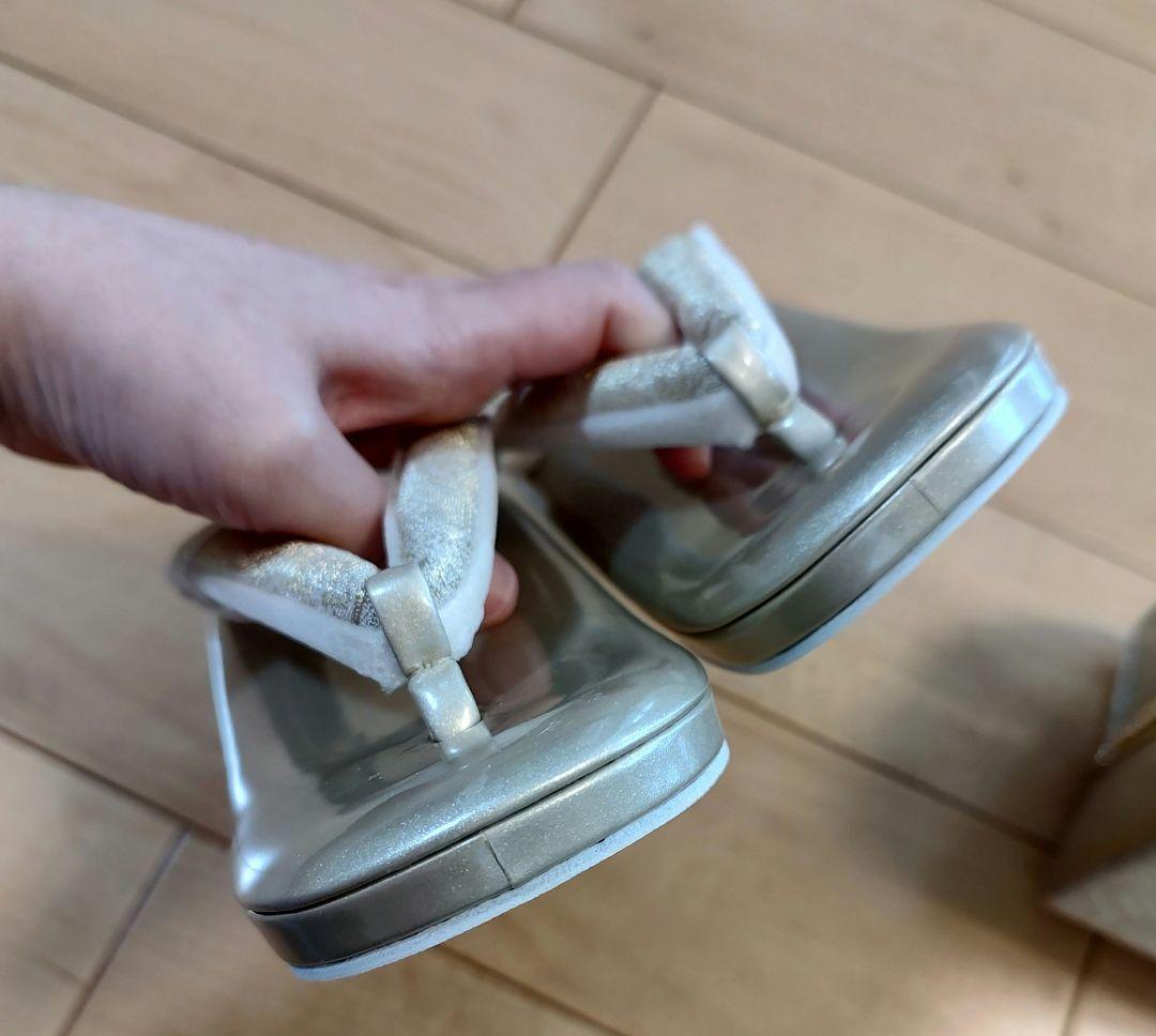 礼装　和装バッグ草履セット　和装バッグと草履セット　結婚式　入学式　七五三