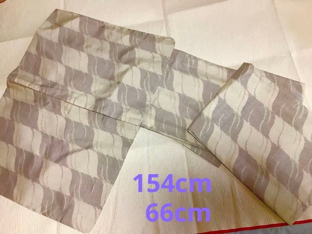 「専用です」単衣　白大島　白泥染め　証紙あります