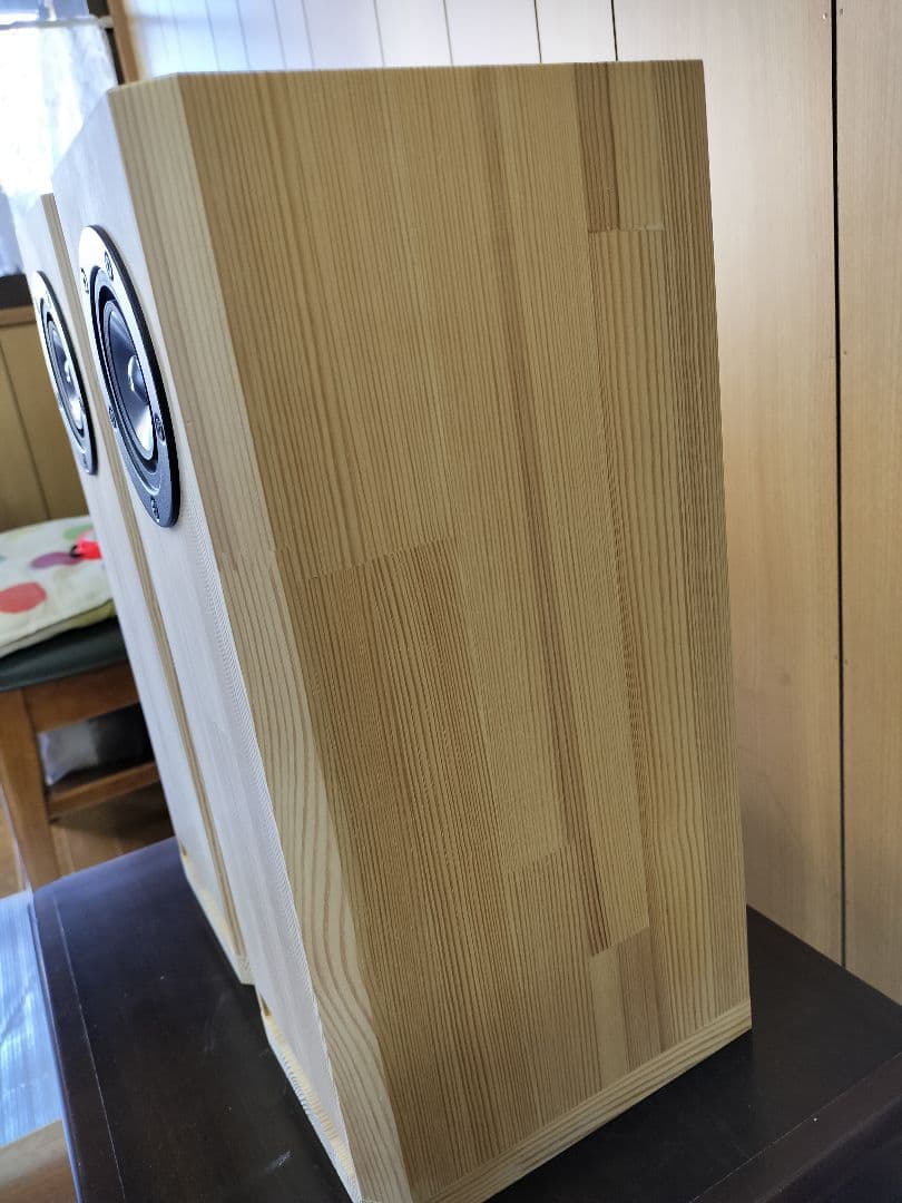 バスレフ・エンクロージャー　自作品【開口73mm】スピーカー付き