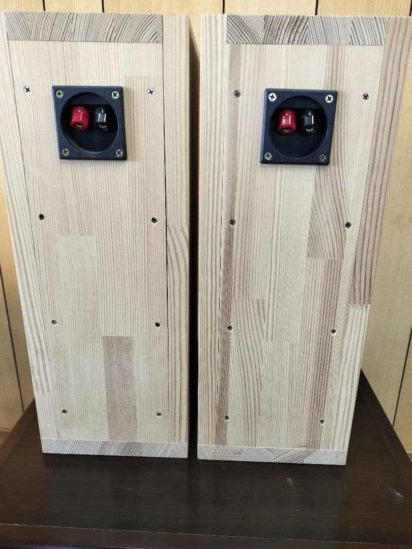 バスレフ・エンクロージャー　自作品【開口73mm】スピーカー付き