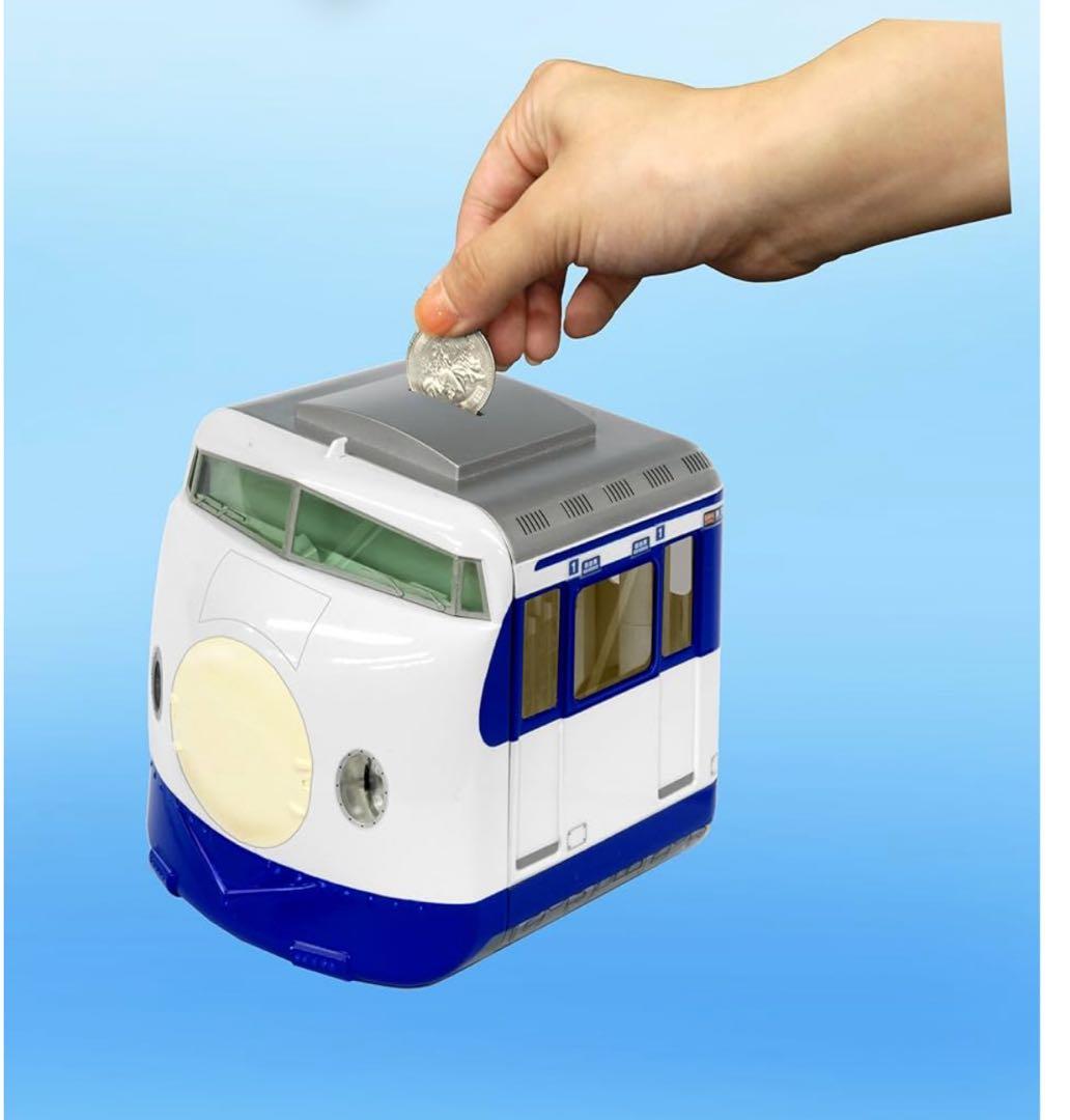 電車銀行 東海道 山陽 新幹線0系 メロディ貯金箱 タルガ 希少品 新品未使用
