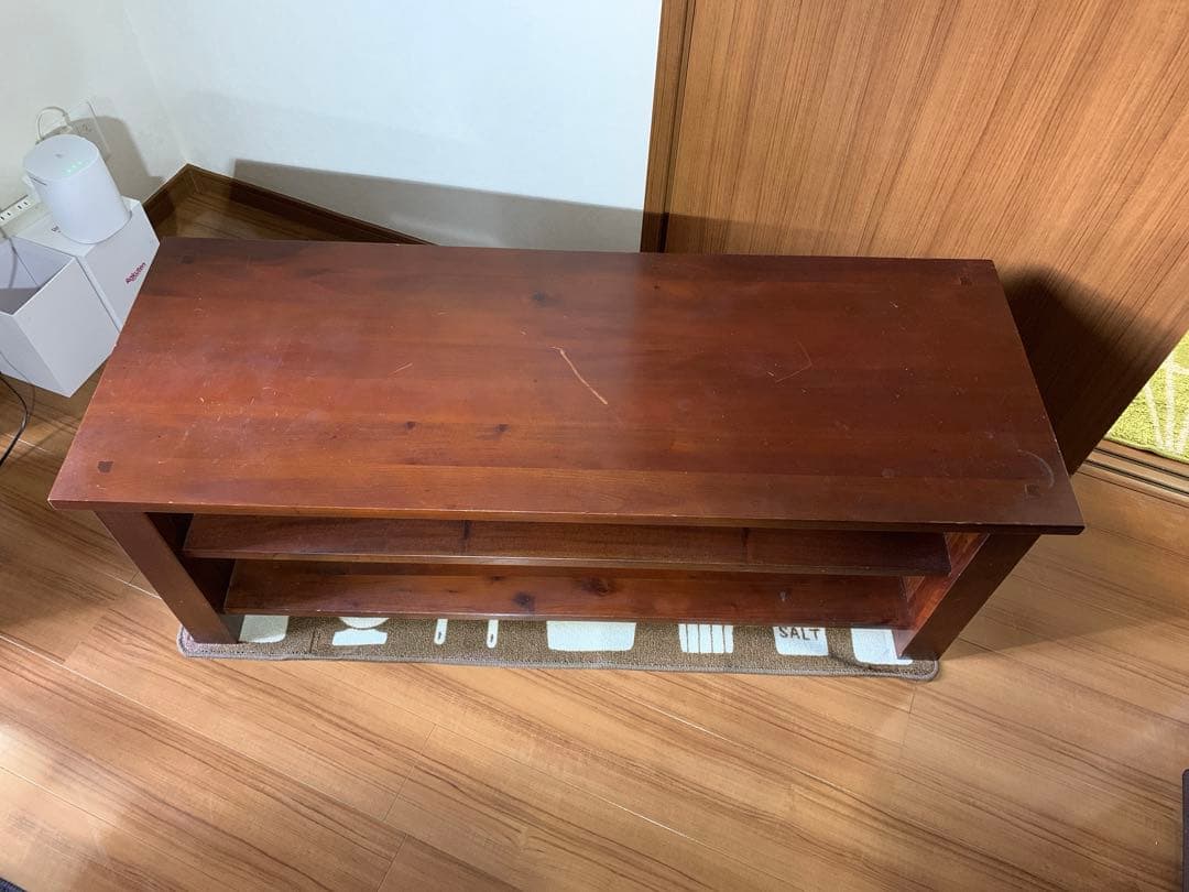 テレビ台 120センチ 木製 中古品 送料込