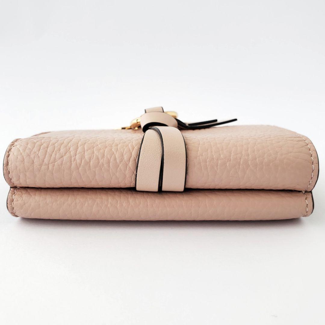 Chloe　3つ折り財布　スモールトリフォールド　ウォレット　ピンク　クロエ