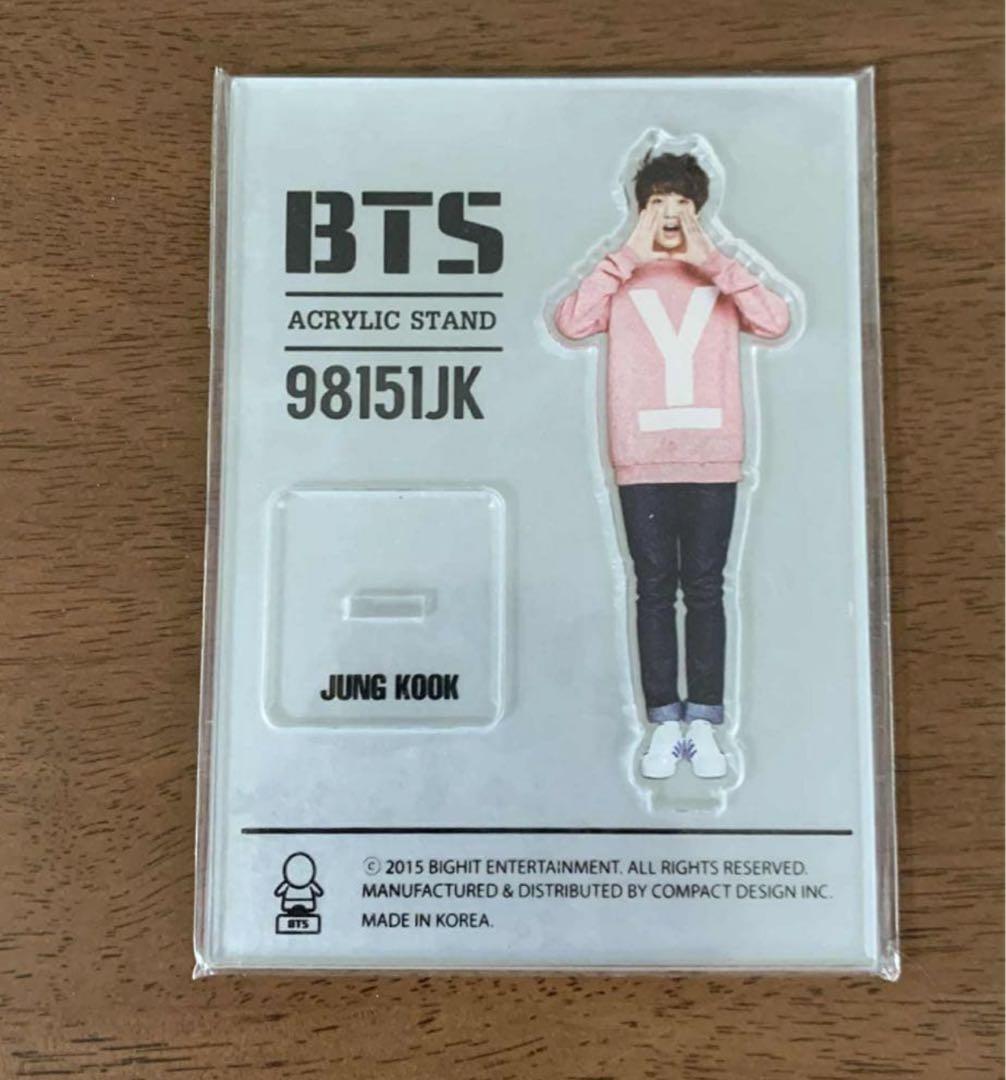 BTS ジョングク　グク　公式　アクリルスタンド　 6点セット