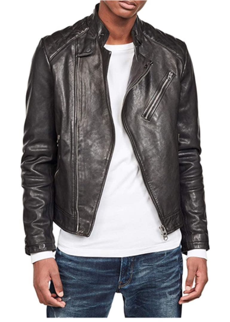 G-Star RAW レザーライダースジャケット