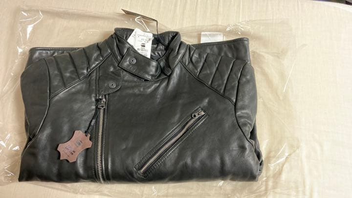 G-Star RAW レザーライダースジャケット