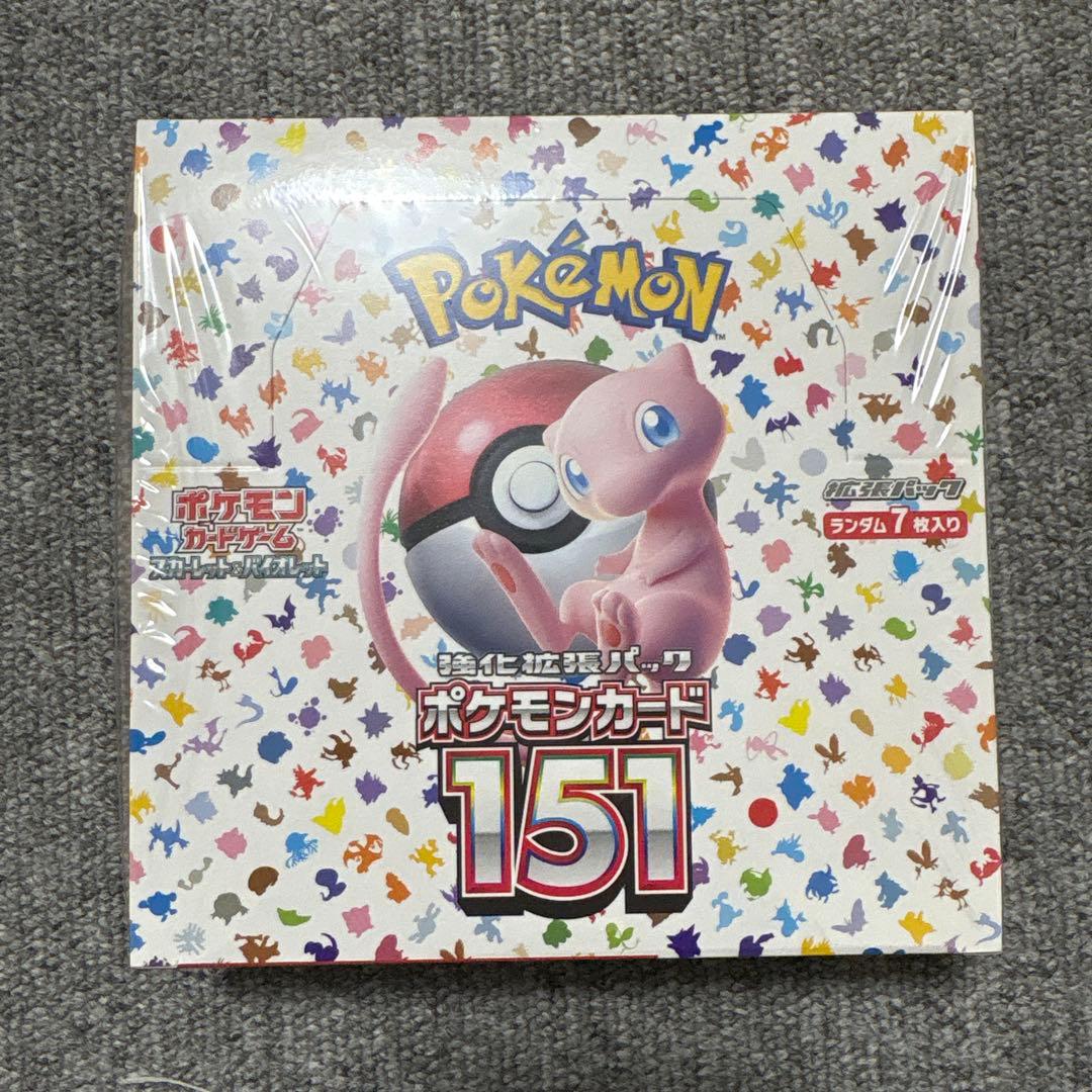 ポケモンカード 151 シュリンク付き 未開封BOX