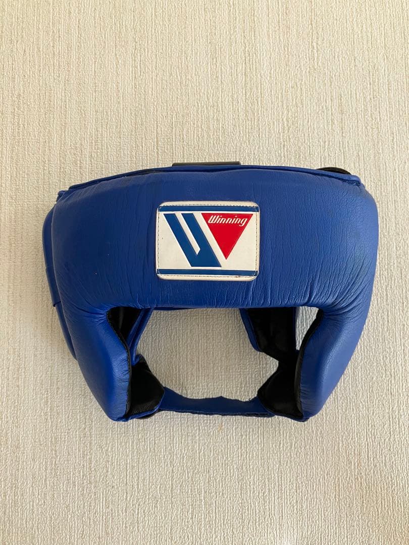 Winning ボクシングヘッドギア ブルー M