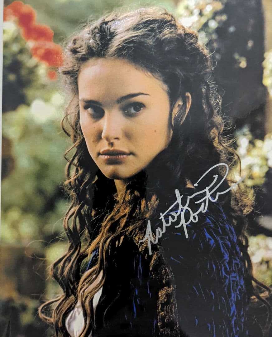 【直筆】パドメ・アミダラ役ナタリー・ポートマン サイン入りポートレート