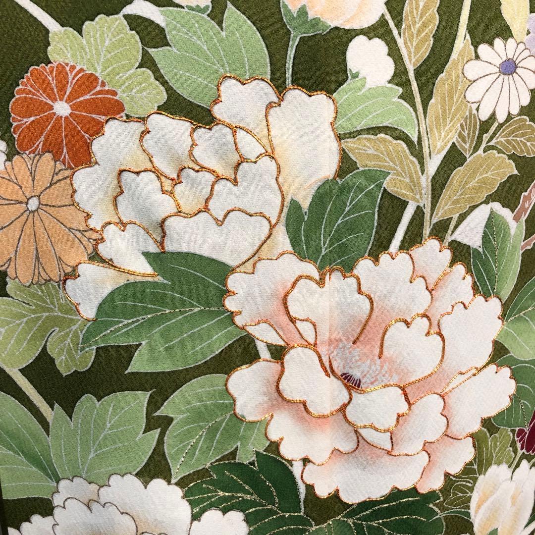 振袖フルセット■千總■落款入り■最高峰京友禅■名門河合美術織物■振袖一式