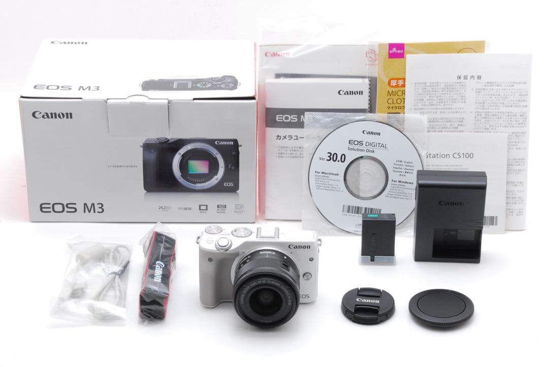 ✨極美品✨キャノン EOS M3❤️Wi-Fi&自撮り❤️小型軽量！