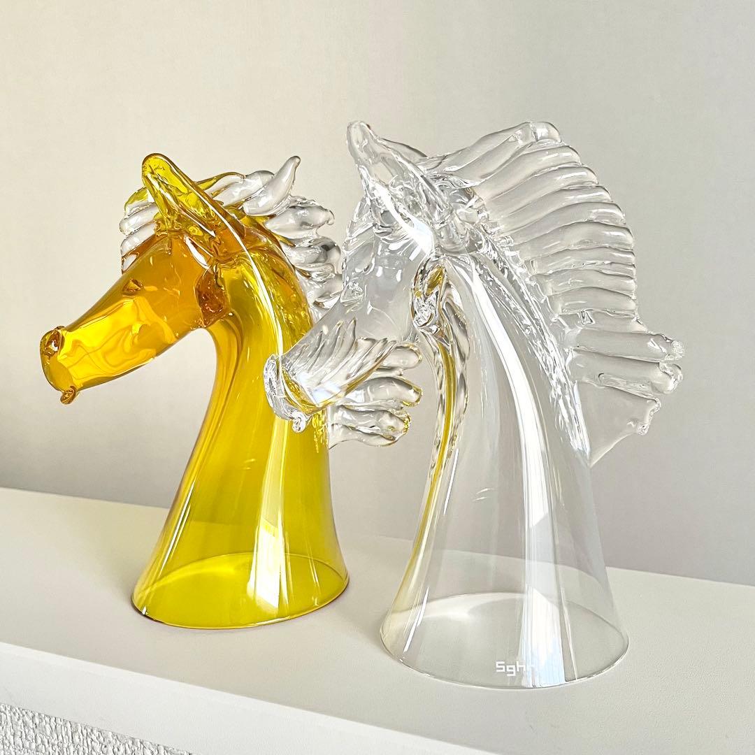 Sghr ダービーオーナメント グラス2個セット/有馬記念 競馬 G1 午 うま