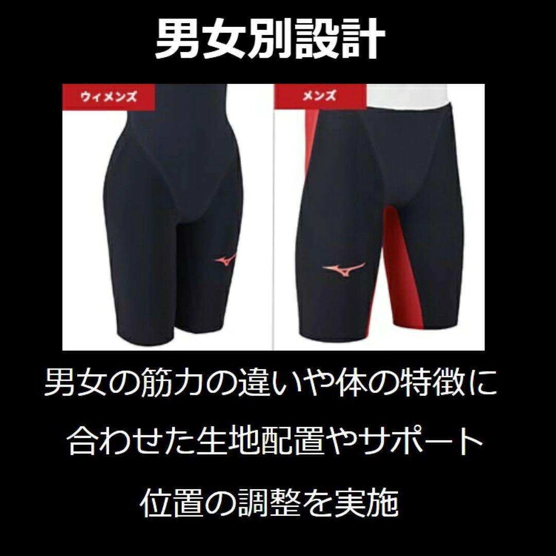 Mizuno 競泳水着 水色　ターコイズ　ブラック