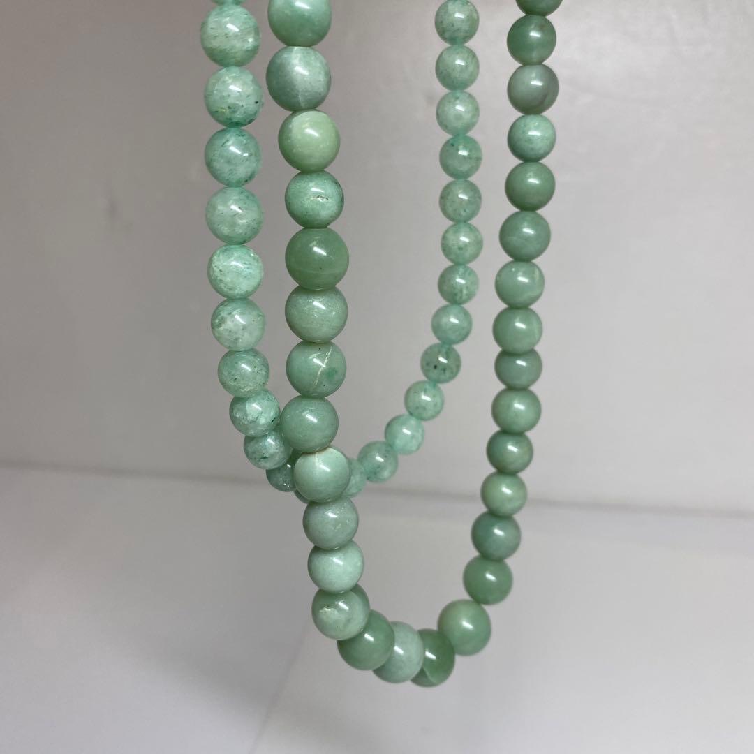 翡翠ネックレス　274g 東さ7-0331☆2F