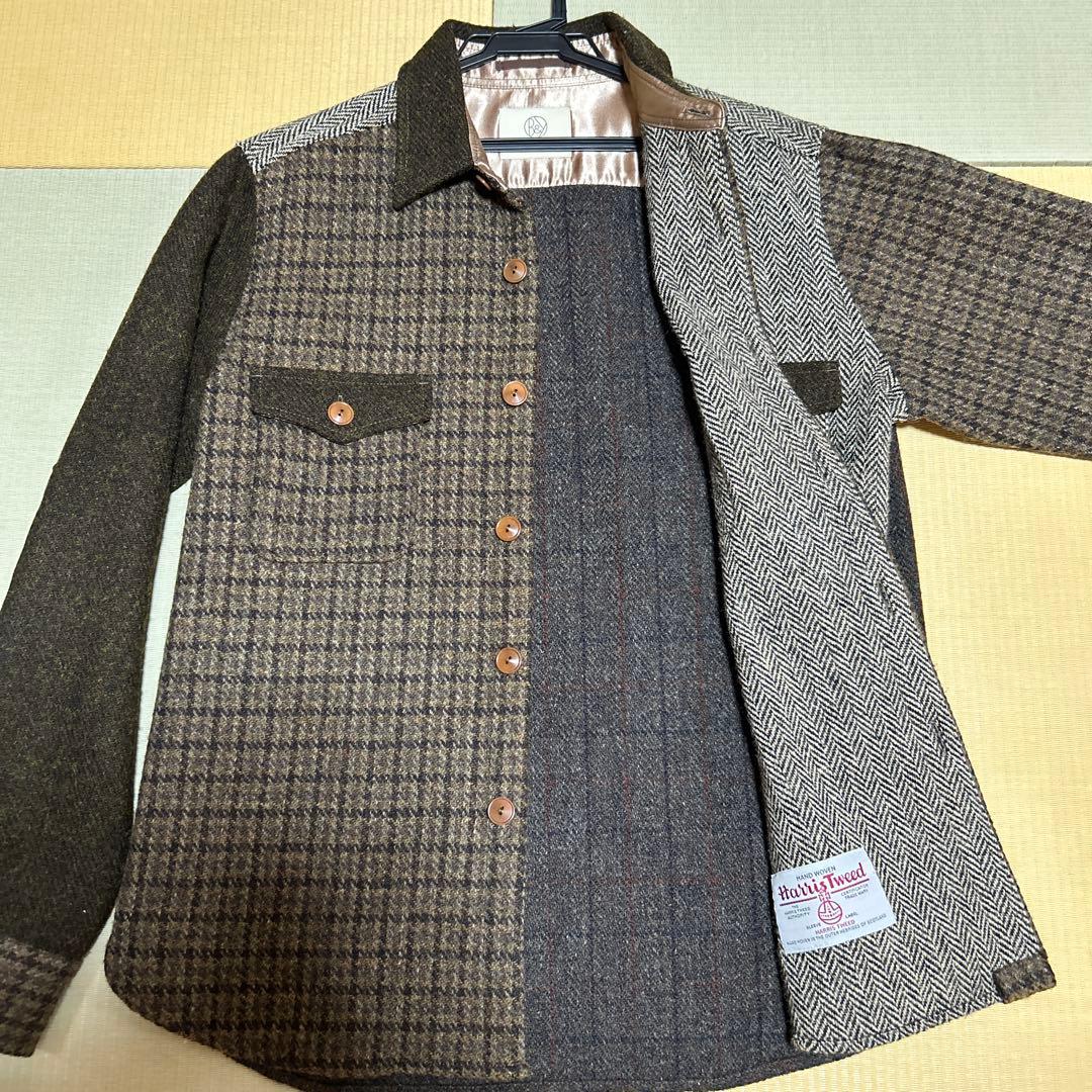 すちゃ 希少Ｌサイズ　ハリスツイード　ユナイテッドアローズ　カバーオール
