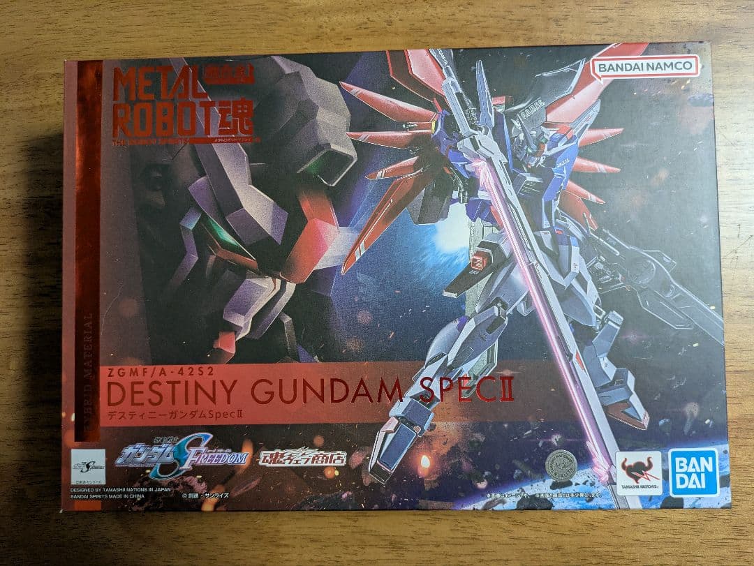 メタルロボット魂　デスティニーガンダムSpecⅡ + 光の翼&エフェクトセット