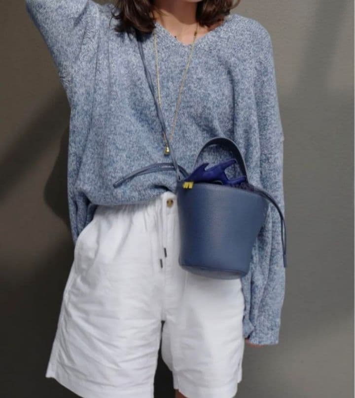 [美品] 限定Ayakoバック　Pottery Bag BLUEBELL