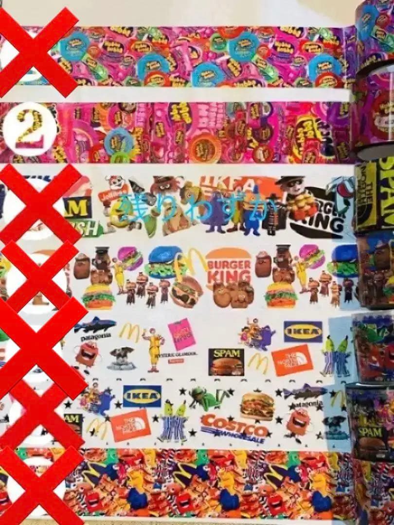 海外クリアテープ　マスキングテープ