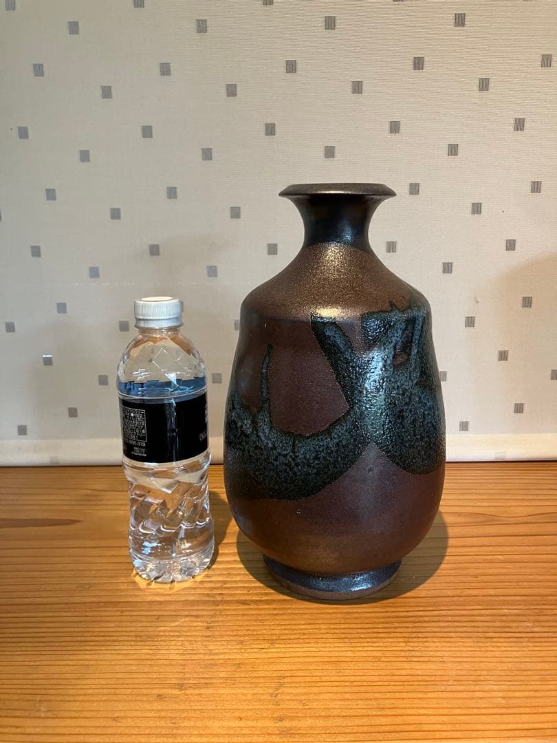 釉薬が美しい花器、美品