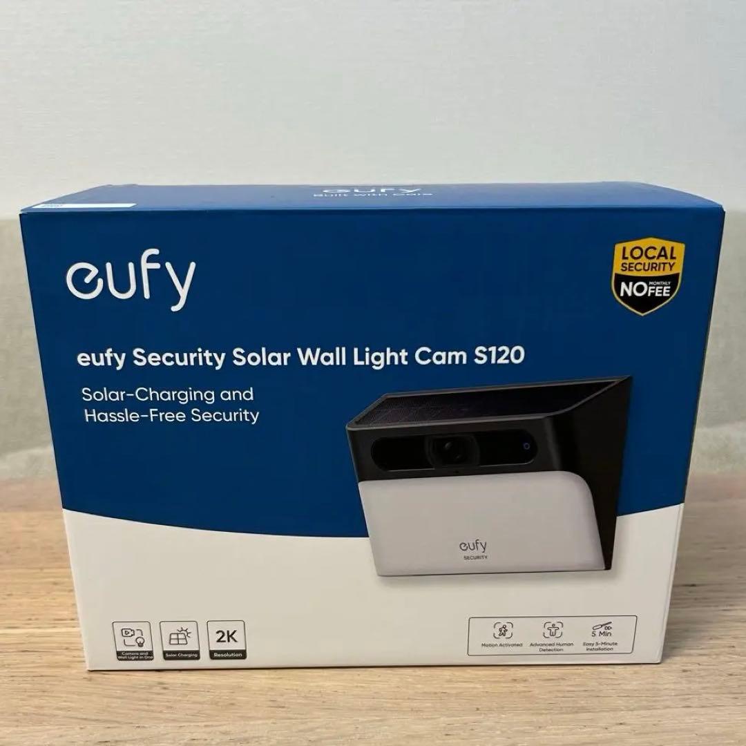 防犯カメラ Anker eufy Solar Wall Light Cam S120