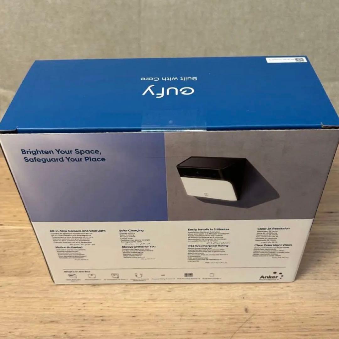 防犯カメラ Anker eufy Solar Wall Light Cam S120