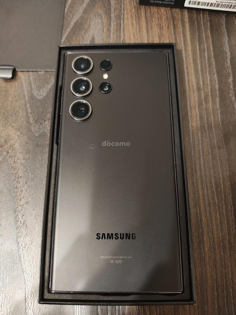 Galaxy S23 Ultra SC-52D 512GB ブラック　ほぼ新品