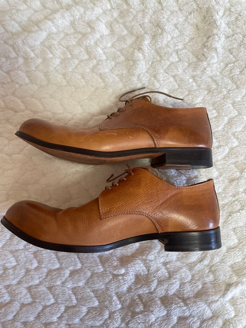 【ビジネスシューズ】パドローネ ダービープレーントゥシューズ 27cm日本製本革