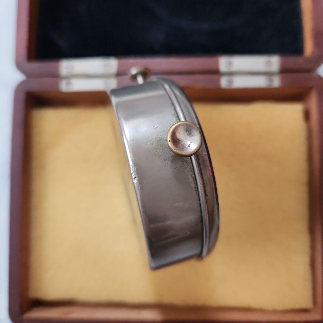 スイス製 JAQUET（ジャケ）木箱入りヴィンテージストップウォッチ 動作品