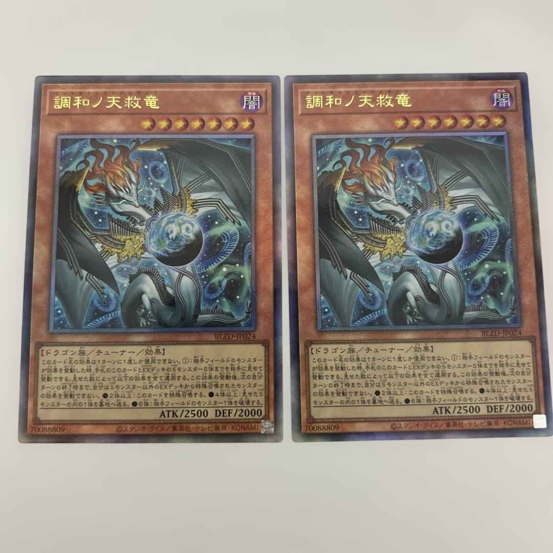 調和ノ天救竜　　ハルモニア　レリーフ　2枚