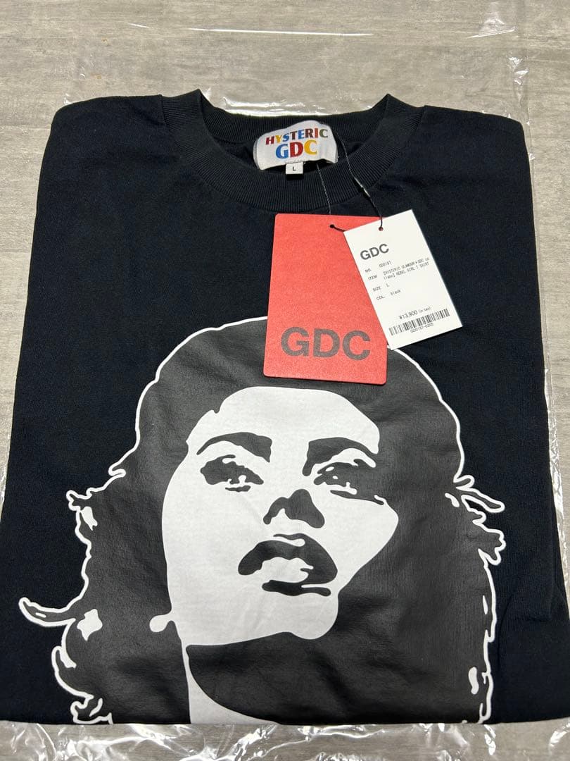 トップス HYSTERIC GLAMOUR GDC REBEL GIRL T SHIRT