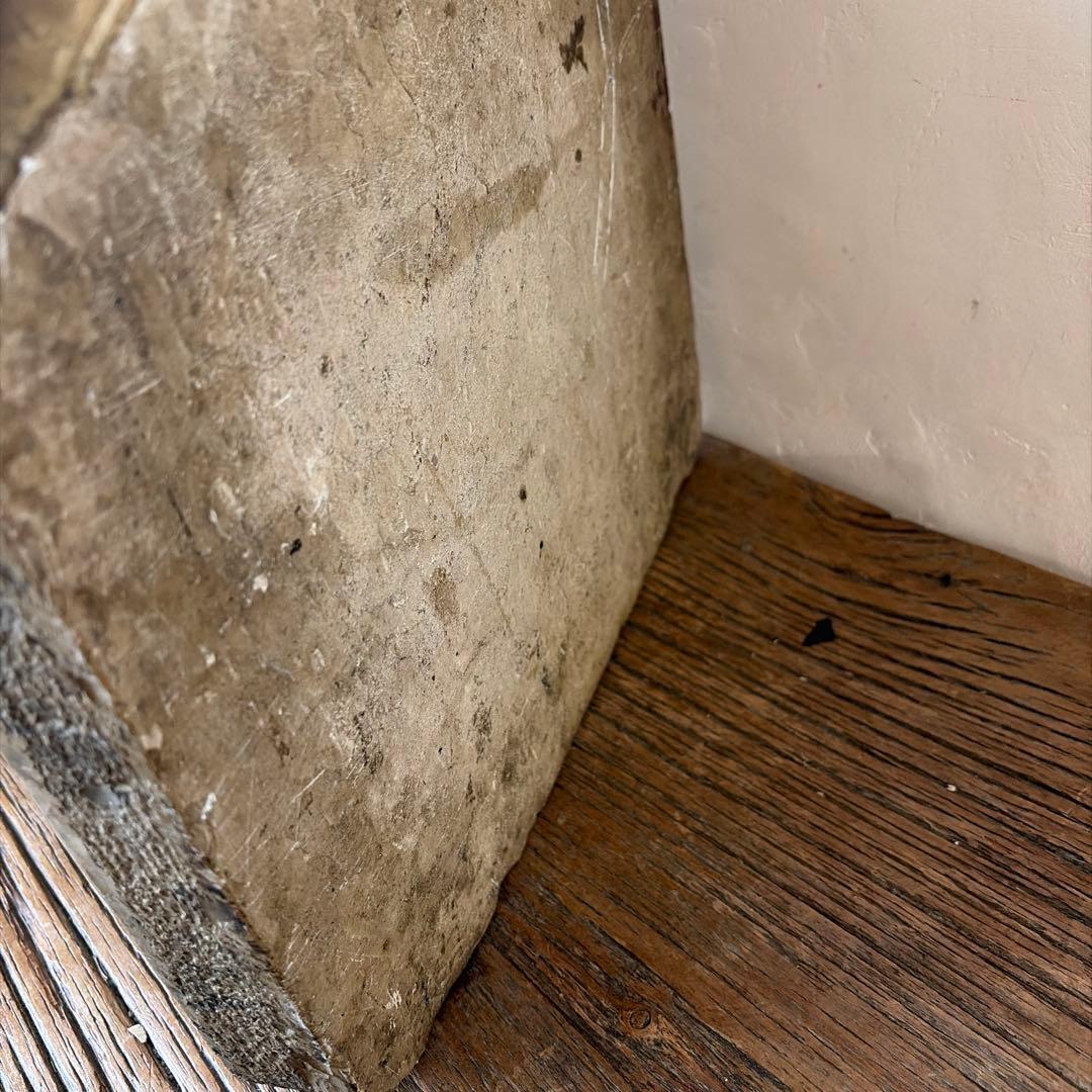 フランス アンティーク リトグラフ 石版石　希少　1800年代