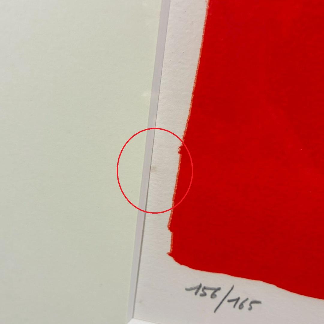 ベルナール・カトラン「ルバティエールのレジーヌ」リトグラフ 大作 直筆サイン入