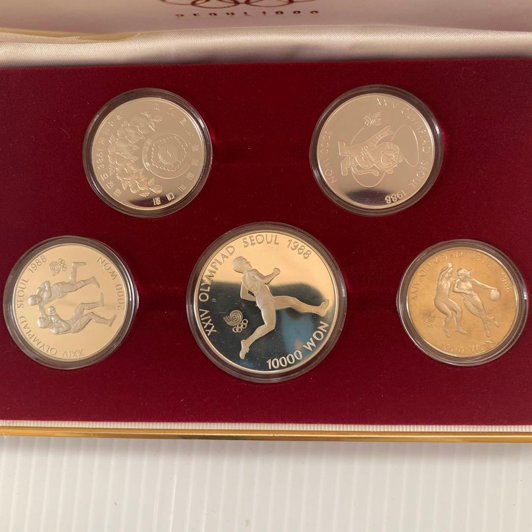 1988年ソウルオリンピック 記念硬貨5枚セット