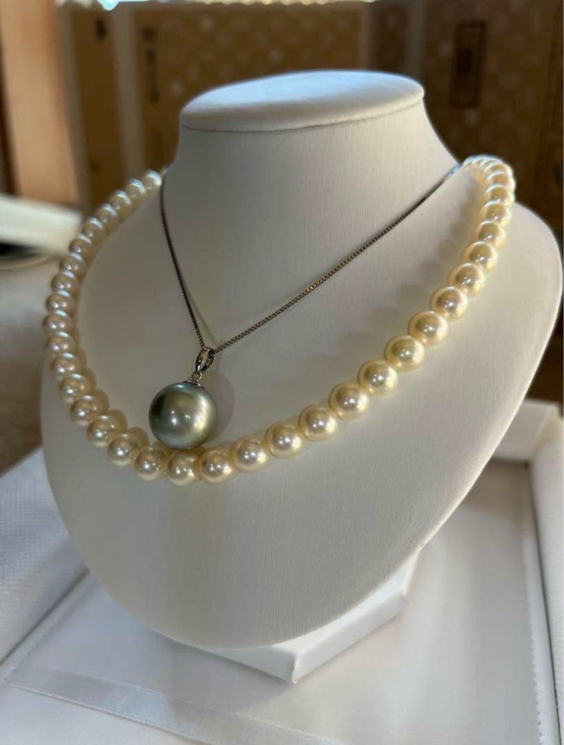 icachan様用！！【至高の特大☆】南洋白蝶真珠　pt850 パール　トップ