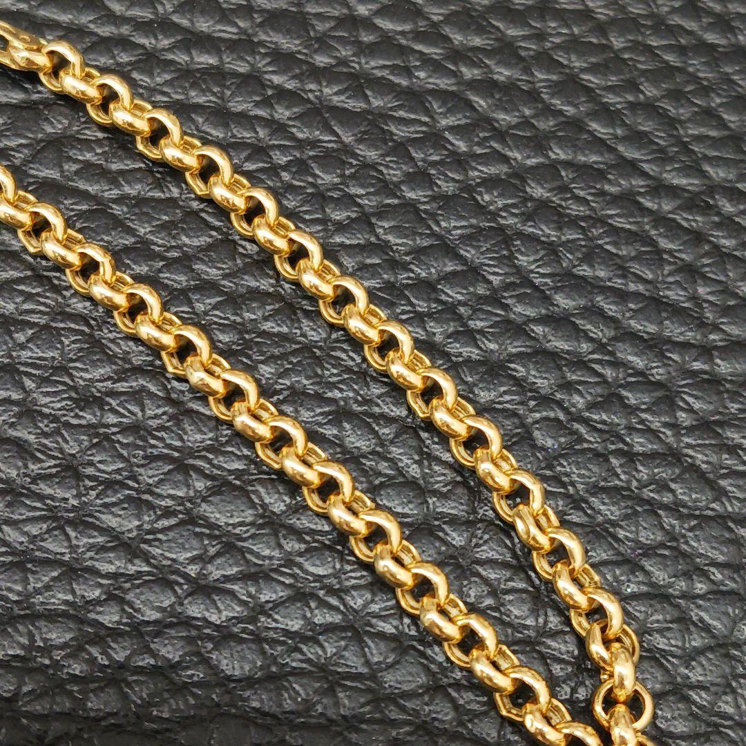 (C121001) K18 YG UNOAERRE ブレスレット ロロチェーン