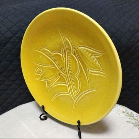 超レアー、スージークーパー、アールデコ、彫り物プレート、ビスケットカラー