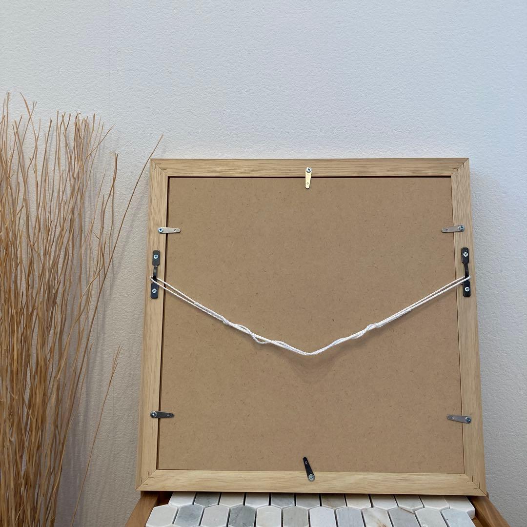 山口一郎　IDEE 無印　木製フレーム　HANA yellow no.1