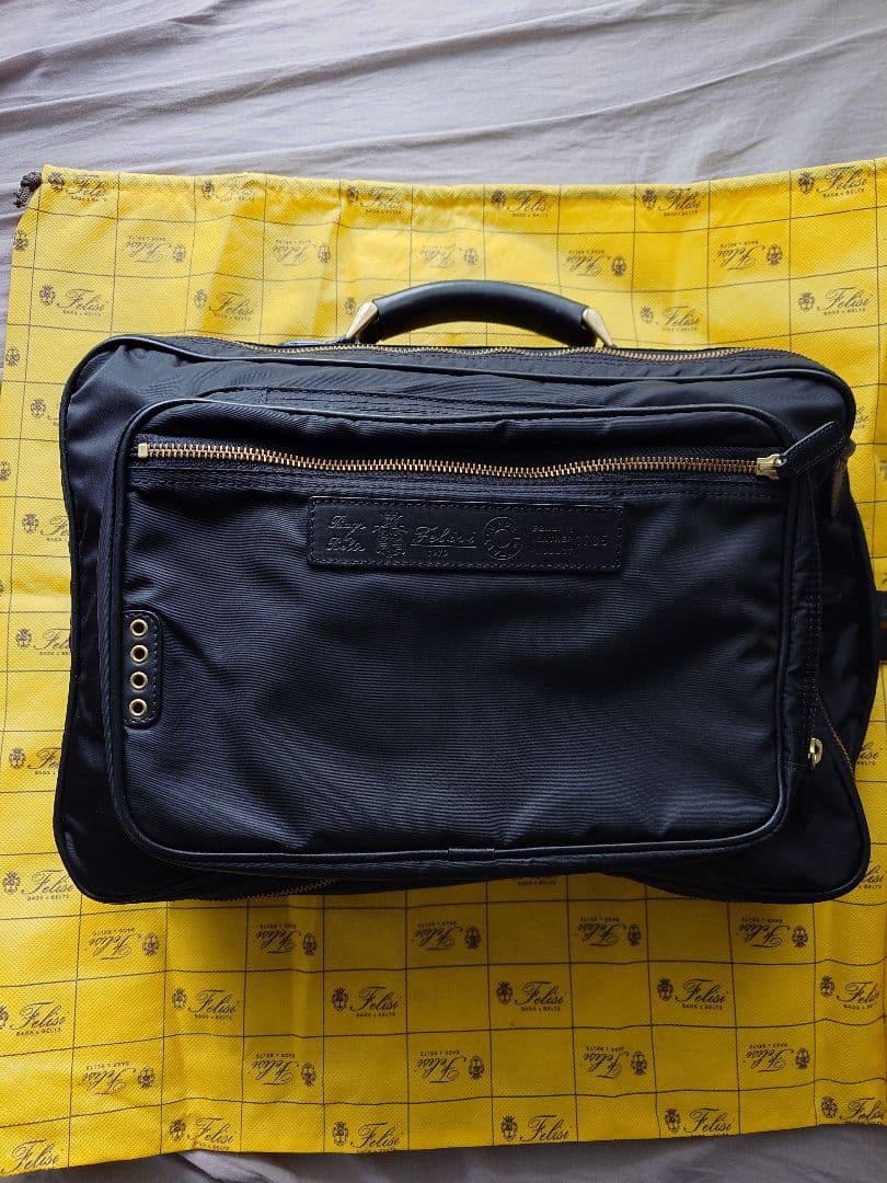 ヒッキー様 美品 Felisi 3way ビジネスバッグ ブラック 保存袋付き