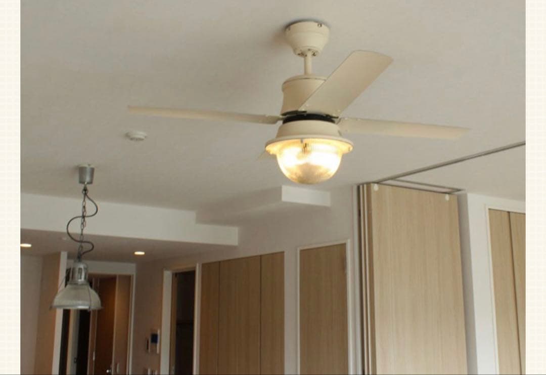 ハモサ製シーリングファンライト　ヴェニス　vintage風　ホワイト