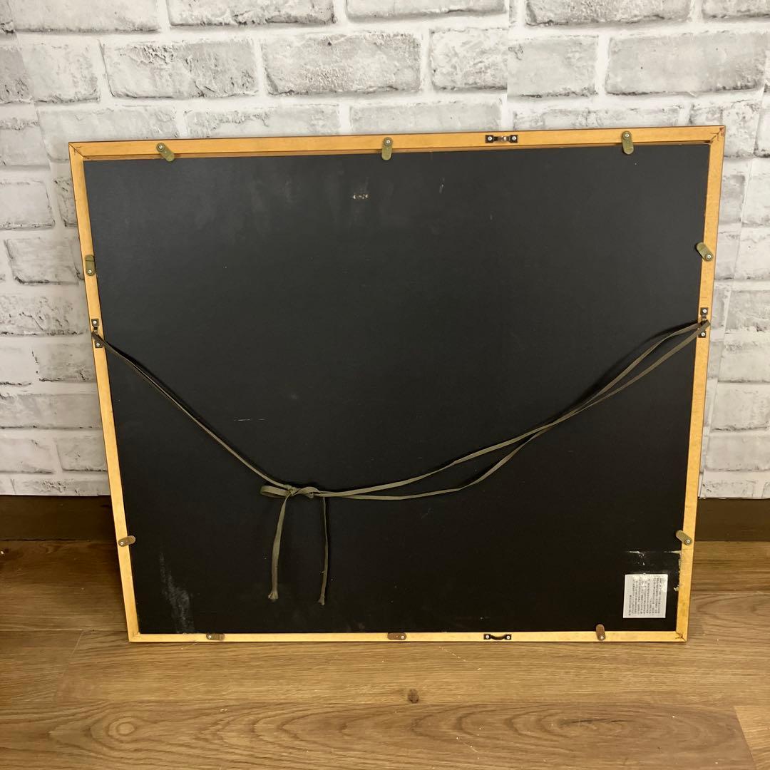 京本政樹 複製画 額装付き アートポスター 肖像画 複製原画 ギター 額入り