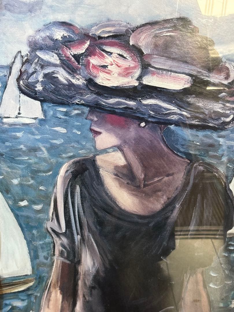 絵画 アートポスター　カシニョール作 「EN NOR」 額装品