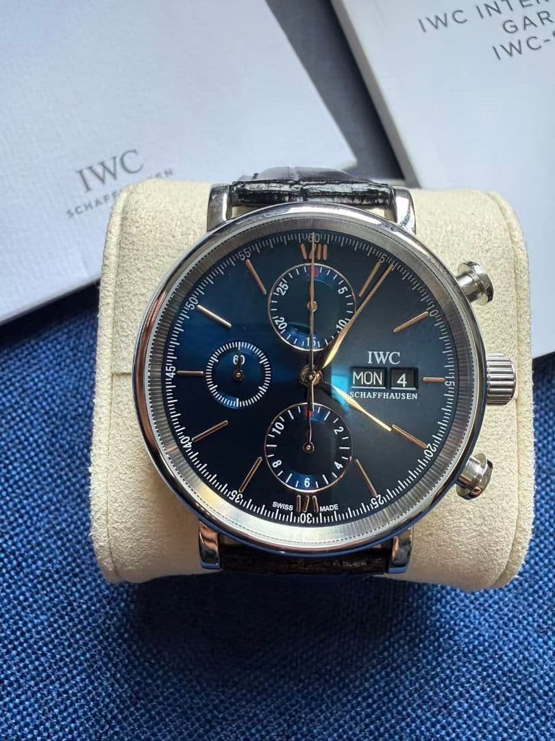 IWC IW391036 ポートフィノ クロノグラフ デイデイト 自動巻き