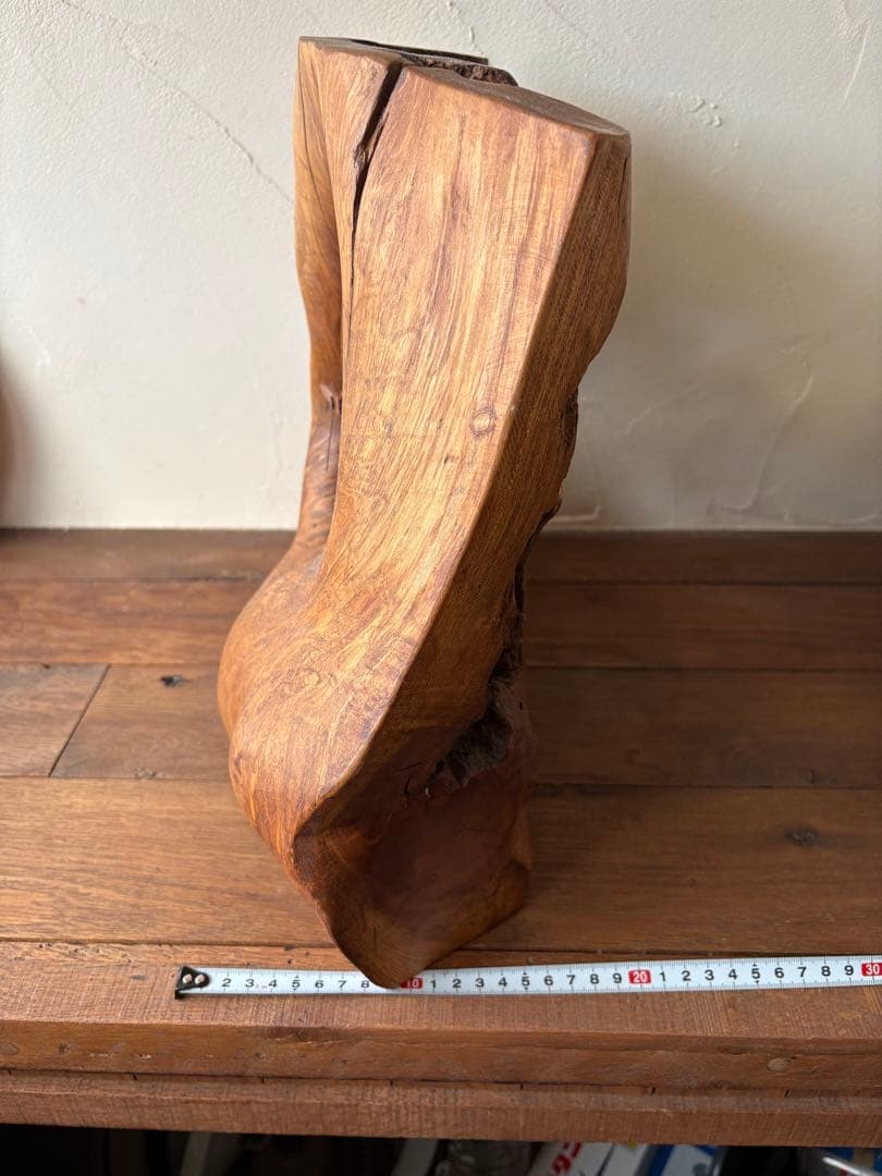 木製　時計　オブジェ