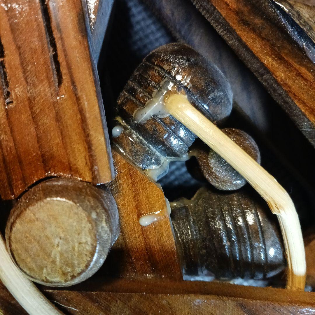 カッコいい！木製オートバイ セット　ジャンク扱い