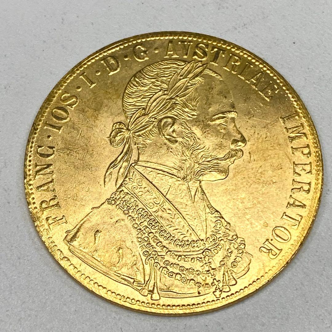 海外古銭　オーストリア　ダカット　双頭の鷲　　1915年