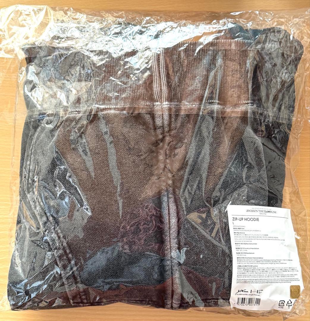 &TEAM フーディー　Lサイズ　ZIPUPHOODIE アジツ　アンコン