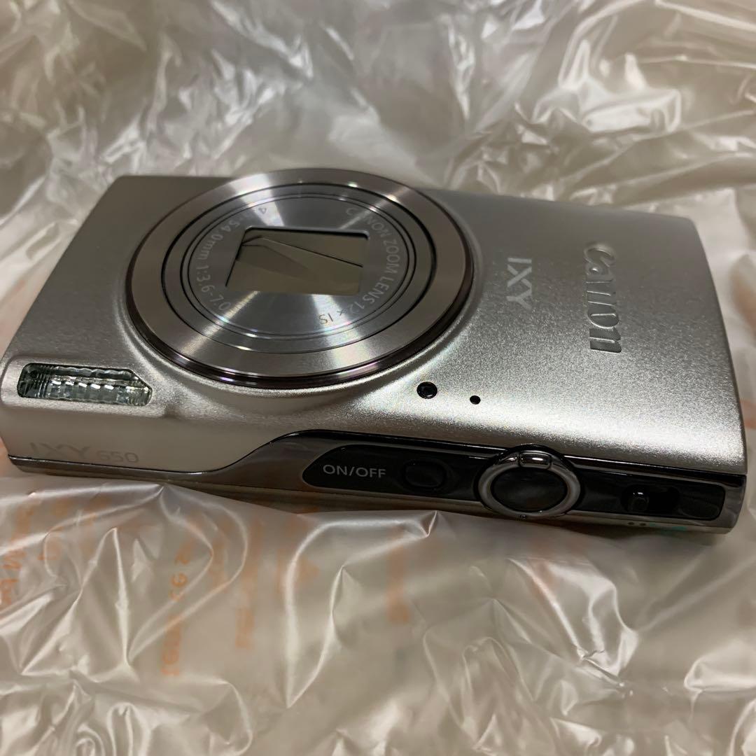 新品　Canon コンパクトデジタルカメラ IXY 650 シルバー 光学12倍