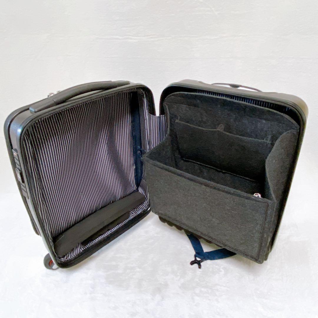 FREQUENTER　4輪キャリーケース　CLAM　23L　静音　機内持込　黒